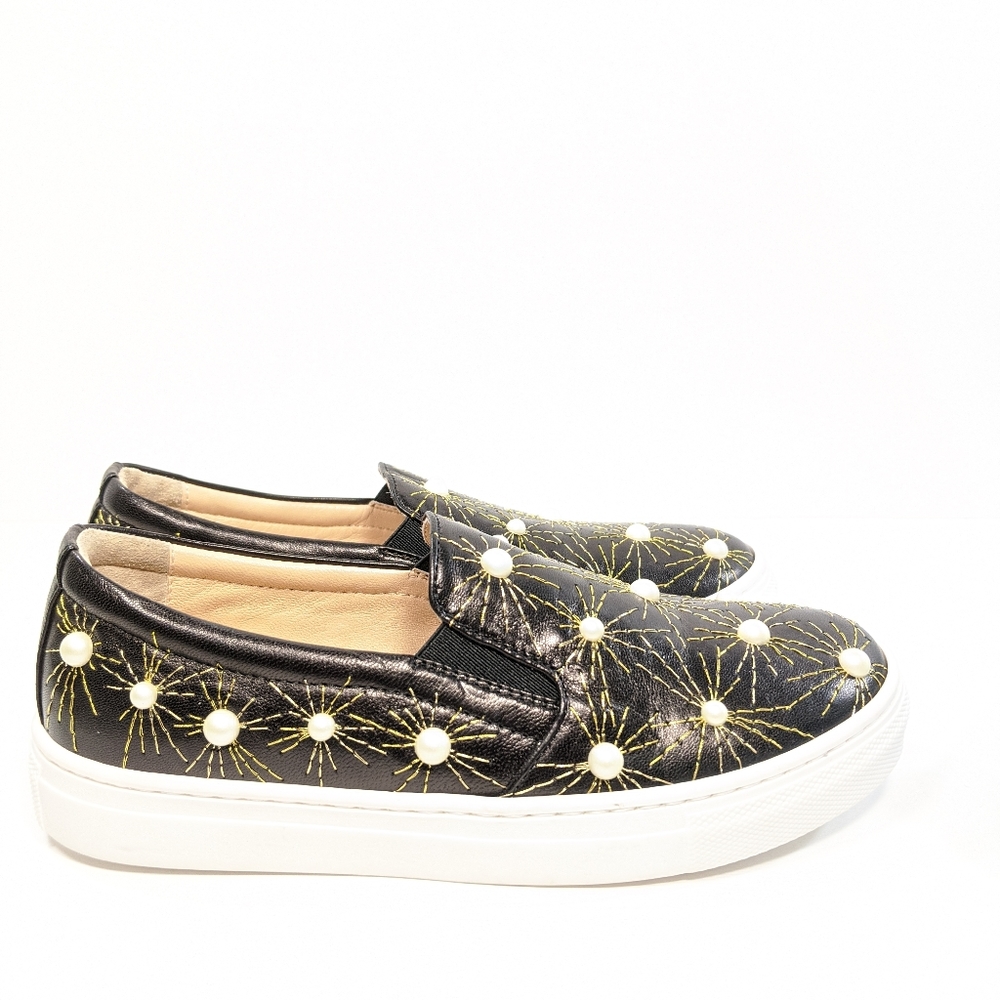 Aquazzura Cosmic Pearls Slip on Shoes - Picture 3 of 6